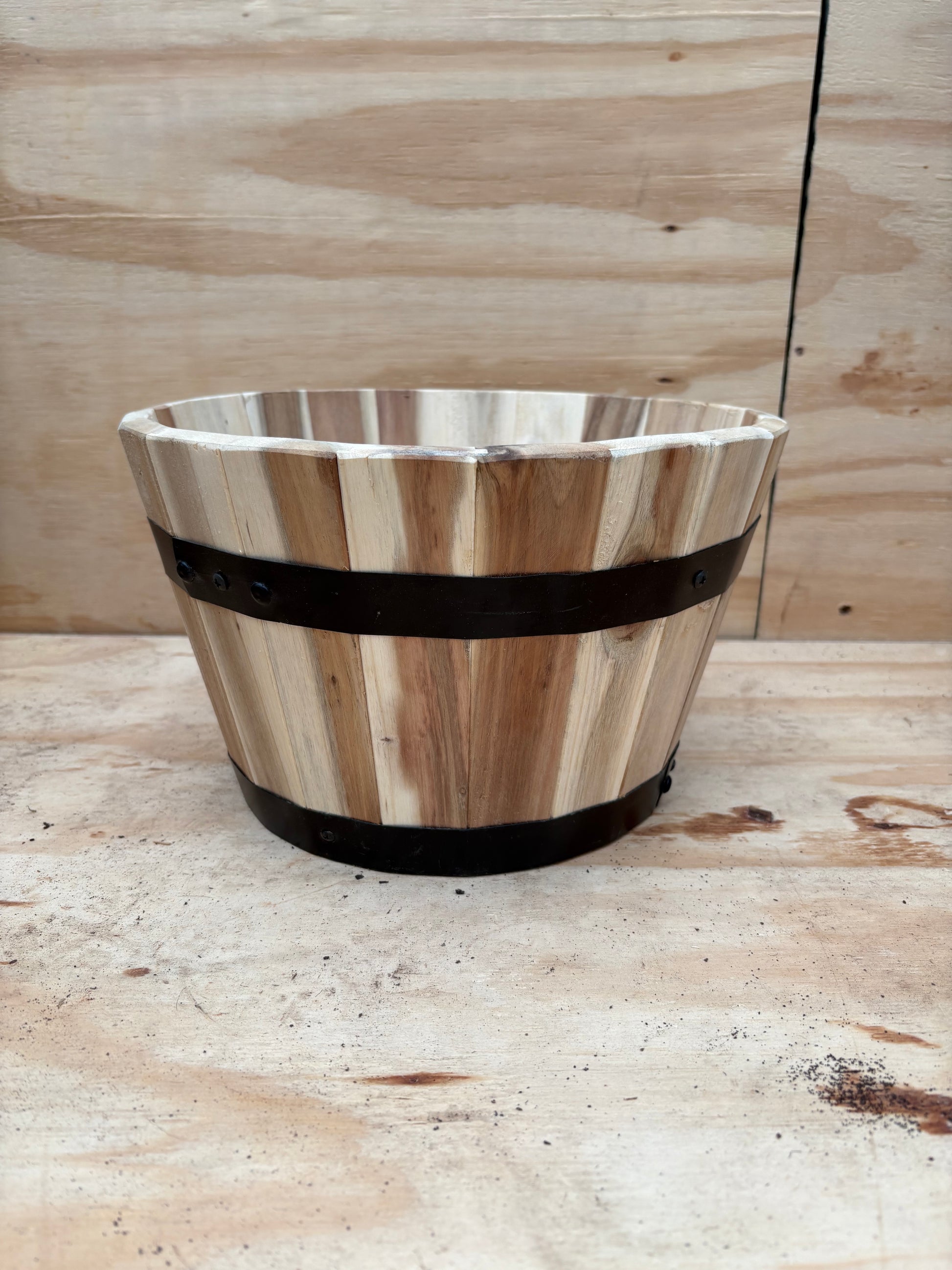 Barrel wood round