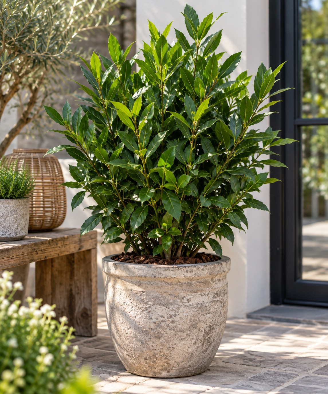 Laurus nobilis (laurier)