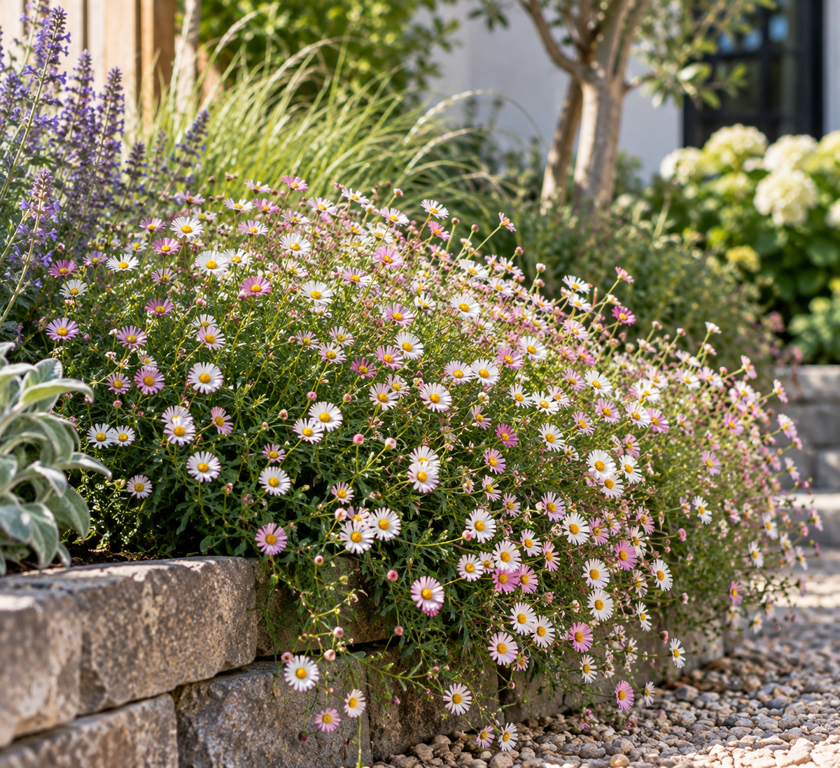 Erigeron karvinskianus vaste plant