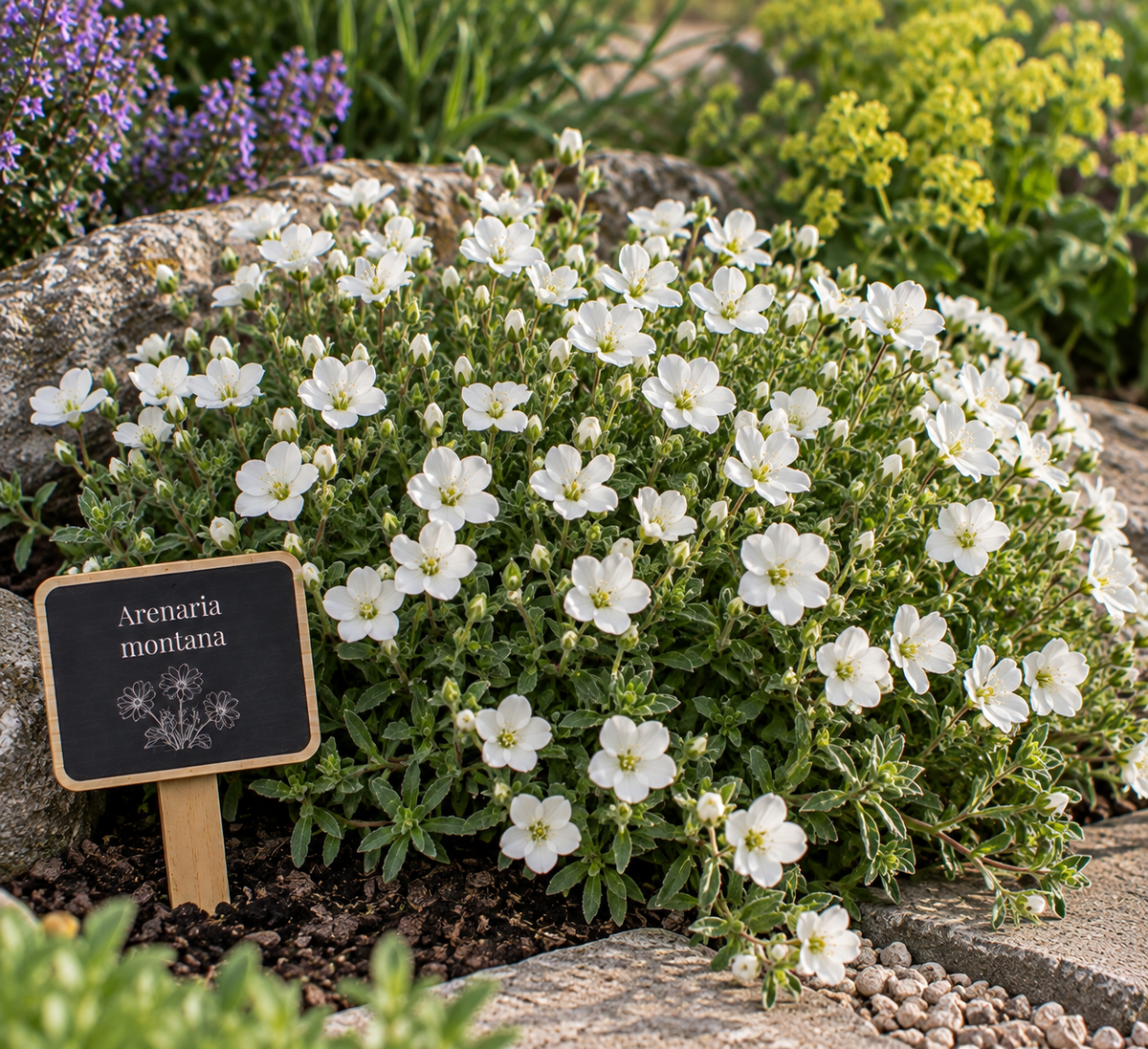 Arenaria montana vaste plant