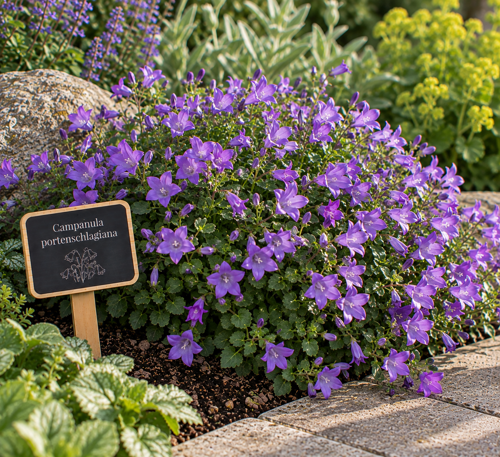 Campanula portenschlagiana vaste plant