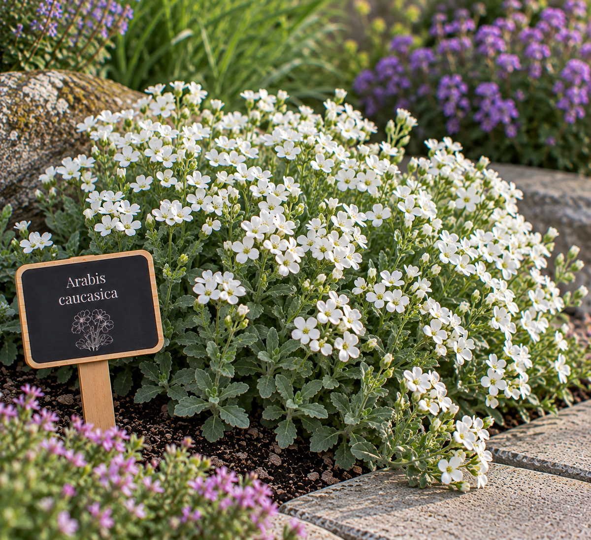 Arabis caucasica vaste plant