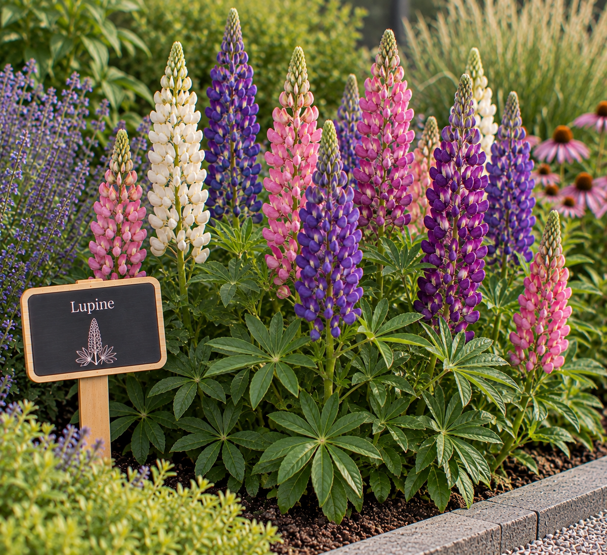 Lupine vaste plant