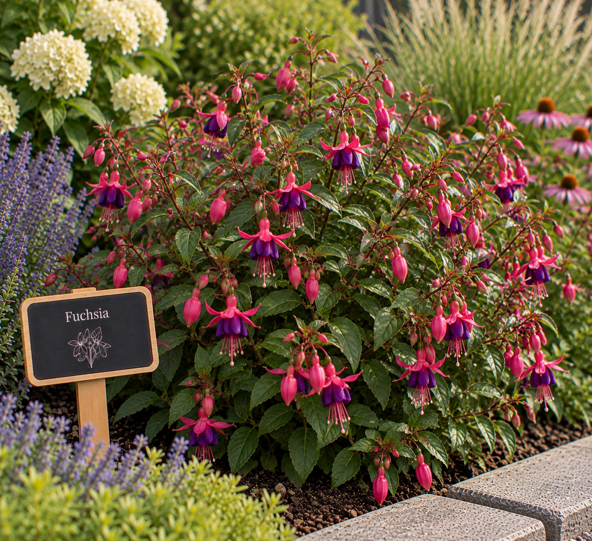 Fuchsia vaste plant
