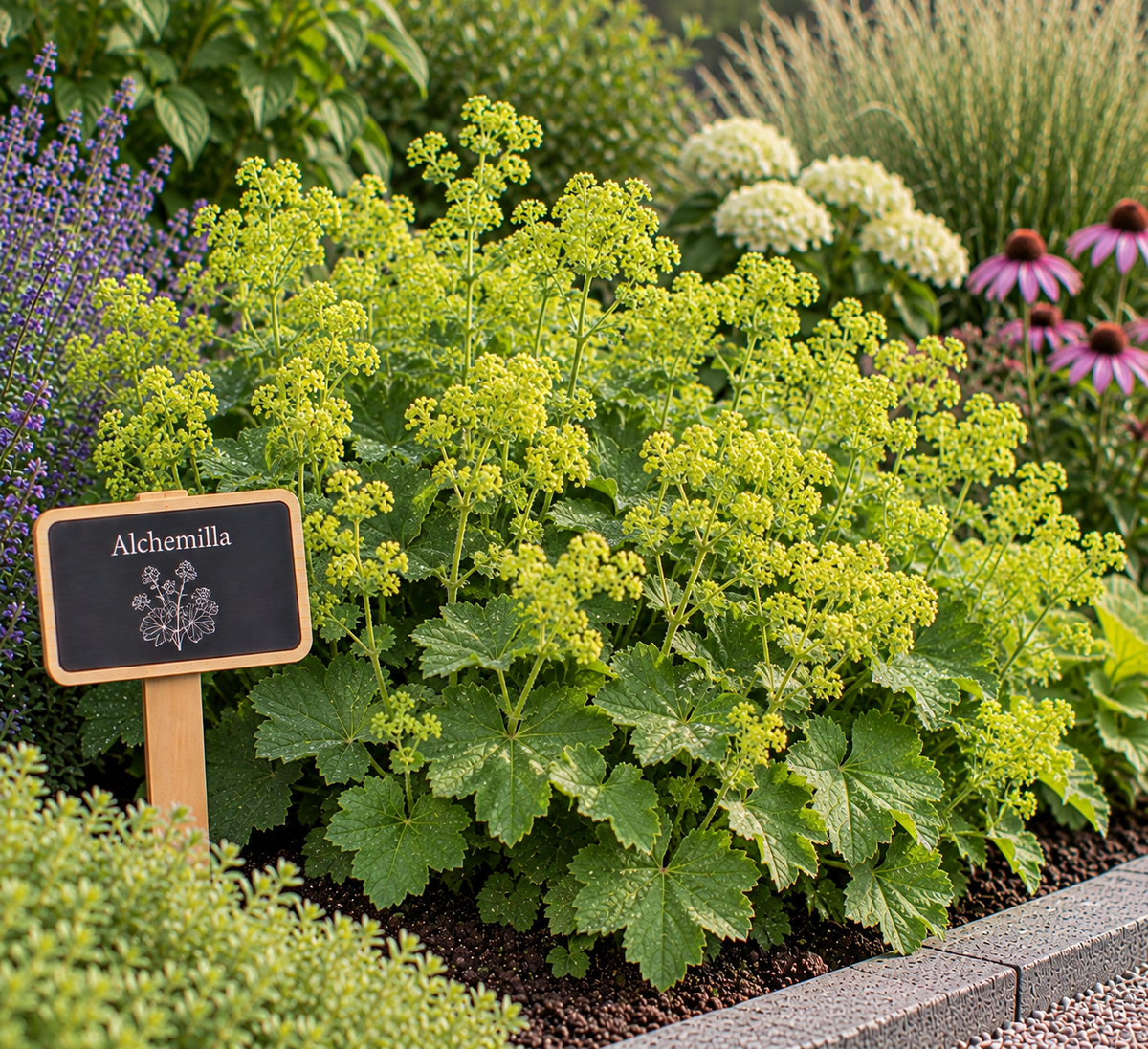 Alchemilla vaste plant