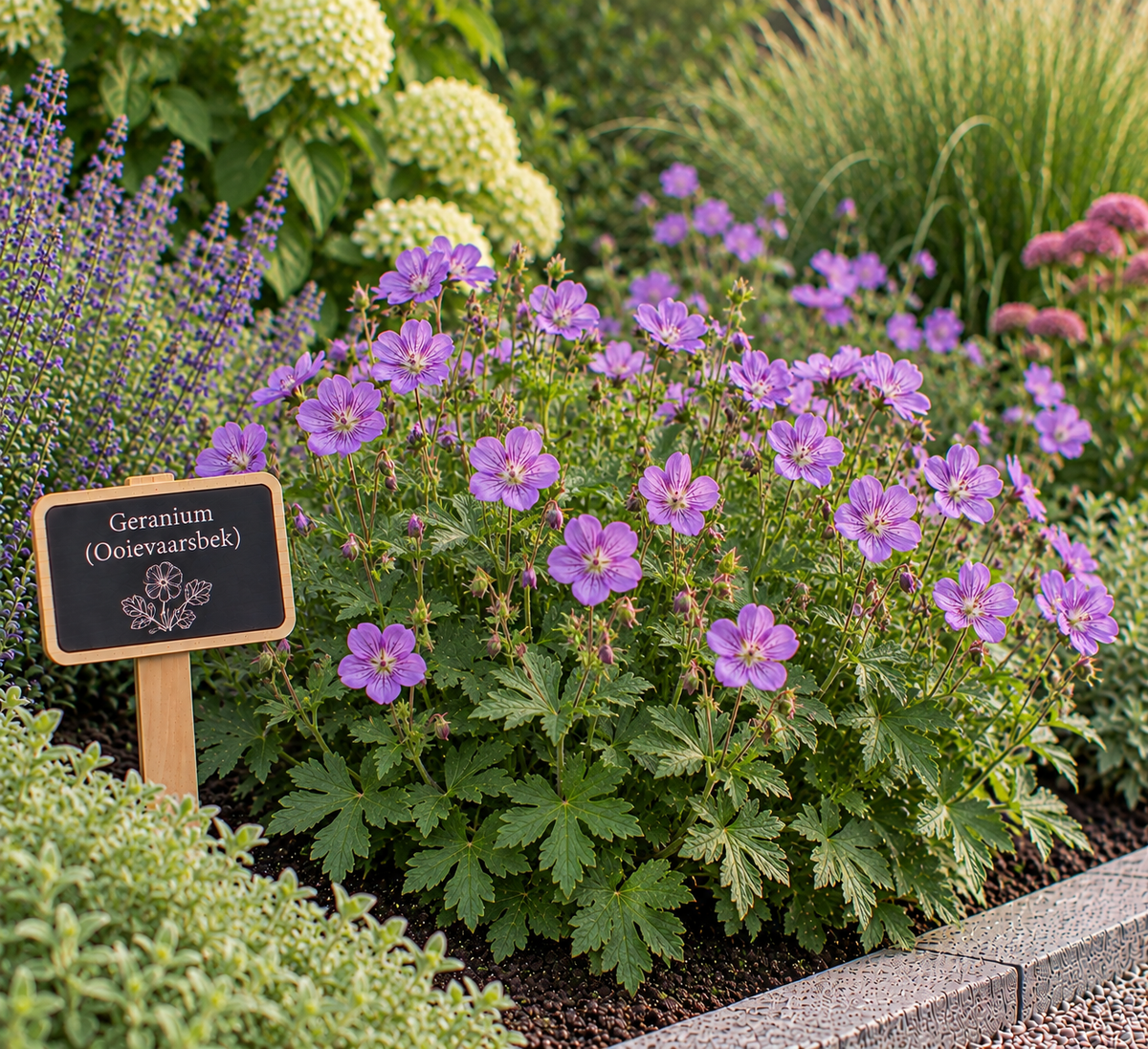 Geranium vaste plant